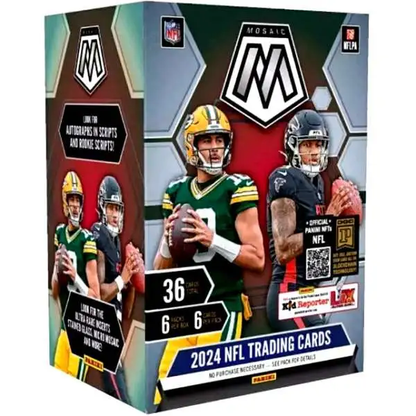 NFL Panini 2024 Mosaic Football Trading Card BLASTER Box [6 Packs]