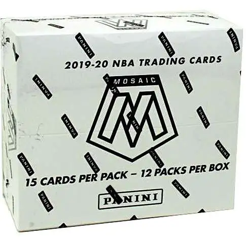 NBA Panini 2019-20 Prizm Mosaic Basketball Trading Card CELLO Box [12 Packs]