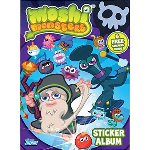 Moshi Monsters Topps Series 2 Sticker Album [Purple]