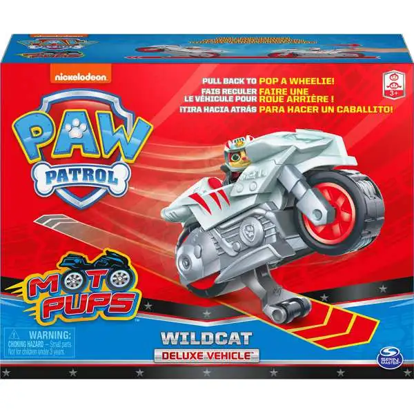 Paw Patrol Moto Pups Wildcat Deluxe Vehicle [Pull Back Motorcycle!]