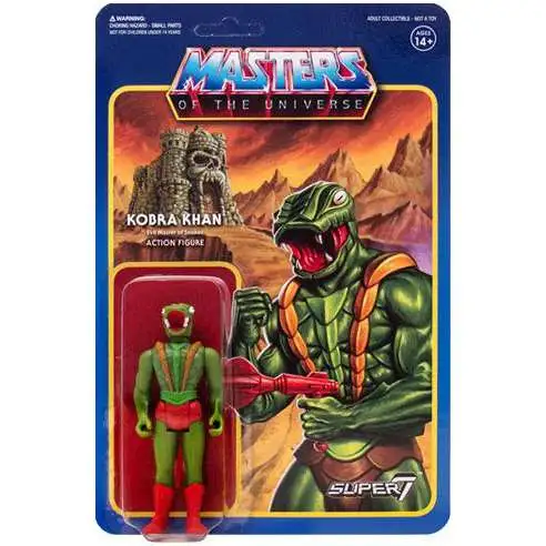 Masters of the Universe ReAction Series 3 Kobra Khan Action Figure [Damaged Package]