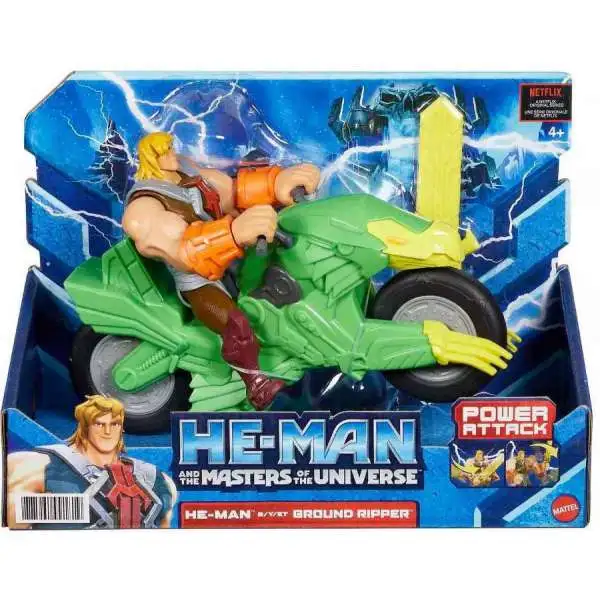He-Man and the Masters of the Universe Revelation He-Man Ground Ripper Vehicle & Action Figure