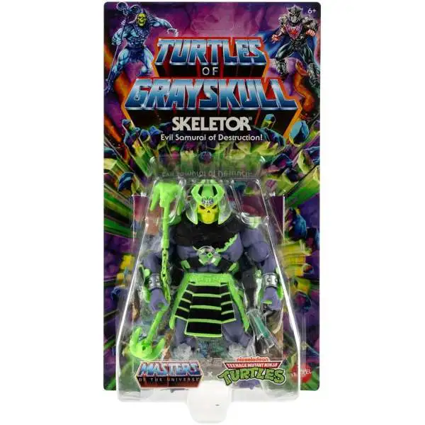 Masters of the Universe Turtles of Grayskull Origins Skeletor Action Figure [Samurai]