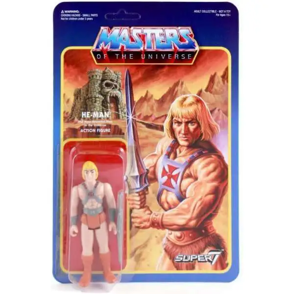 Masters of the Universe ReAction He-Man Action Figure [Wave 1]
