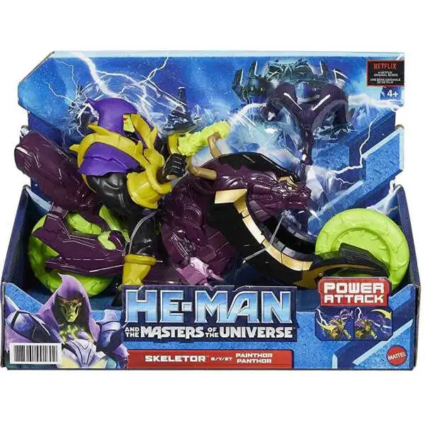 He-Man and the Masters of the Universe Revelation Skeletor & Panthor Vehicle & Action Figure