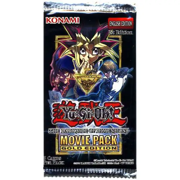 yugioh movie pack gold edition card list Yu-Gi-Oh The Movie! 2004 Promo - 2 Packs Sealed Pyramid of Light More cards used by Yugi and Kaiba can be found in Legendary Decks II and Dragons of Legend Yugioh Dark Side of Dimensions
