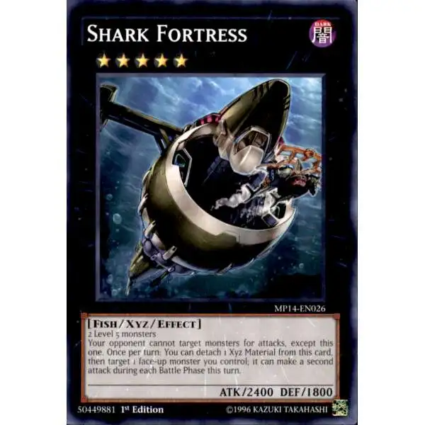 YuGiOh 2014 Mega Tin Common Shark Fortress MP14-EN026