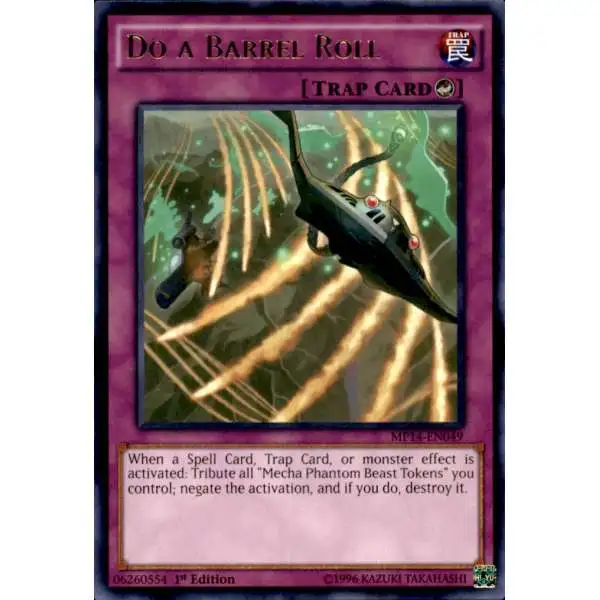 YuGiOh 2014 Mega Tin Rare Do a Barrel Roll MP14-EN049
