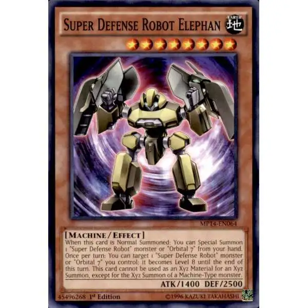 YuGiOh 2014 Mega Tin Common Super Defense Robot Elephan MP14-EN064
