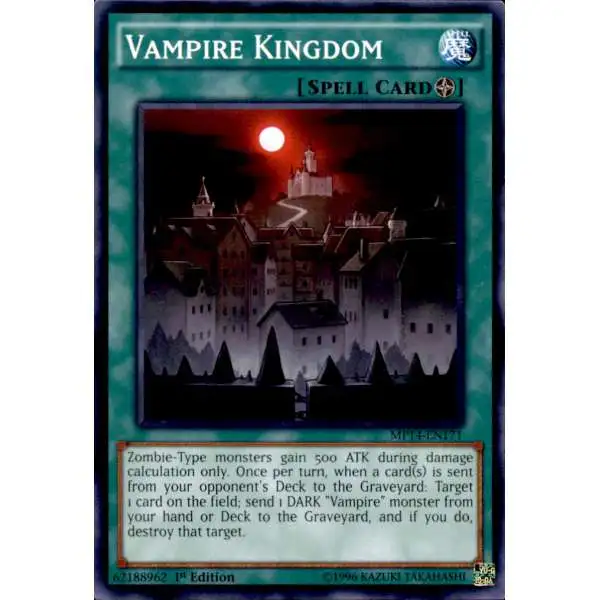 YuGiOh 2014 Mega Tin Common Vampire Kingdom MP14-EN171