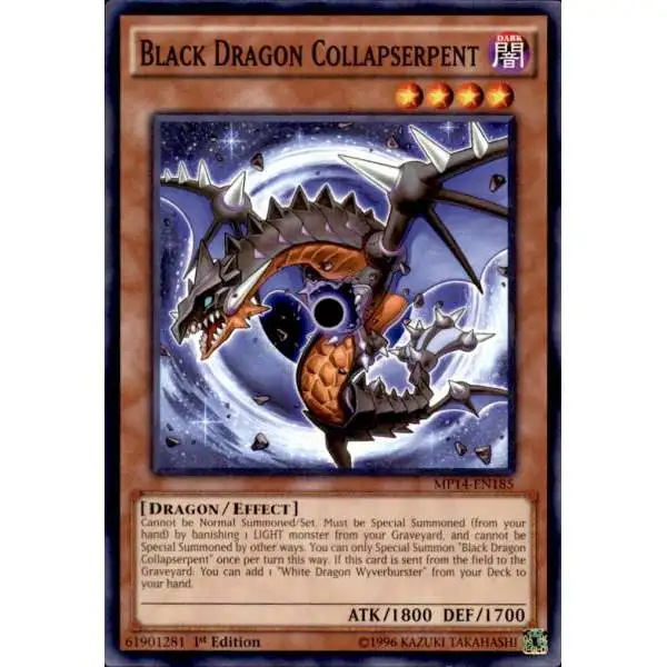 YuGiOh 2014 Mega Tin Common Black Dragon Collapserpent MP14-EN185