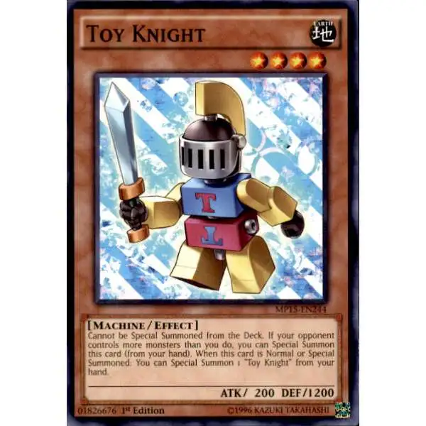 YuGiOh 2015 Mega-Tin Mega Pack Common Toy Knight MP15-EN244