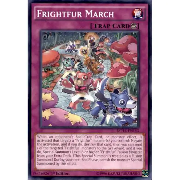 YuGiOh 2016 Mega-Tin Mega Pack Common Frightfur March MP16-EN153