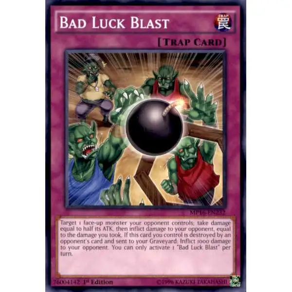 YuGiOh 2016 Mega-Tin Mega Pack Common Bad Luck Blast MP16-EN232