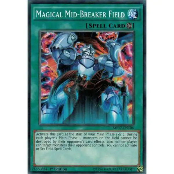 YuGiOh 2017 Mega-Tin Mega Pack Common Magical Mid-Breaker Field MP17-EN106
