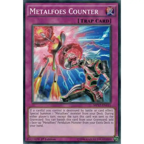 YuGiOh 2017 Mega-Tin Mega Pack Common Metalfoes Counter MP17-EN111