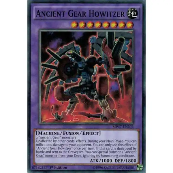 YuGiOh 2017 Mega-Tin Mega Pack Common Ancient Gear Howitzer MP17-EN202