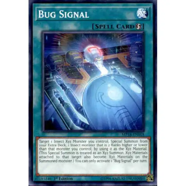 YuGiOh 2018 Mega-Tin Mega Pack Common Bug Signal MP18-EN018