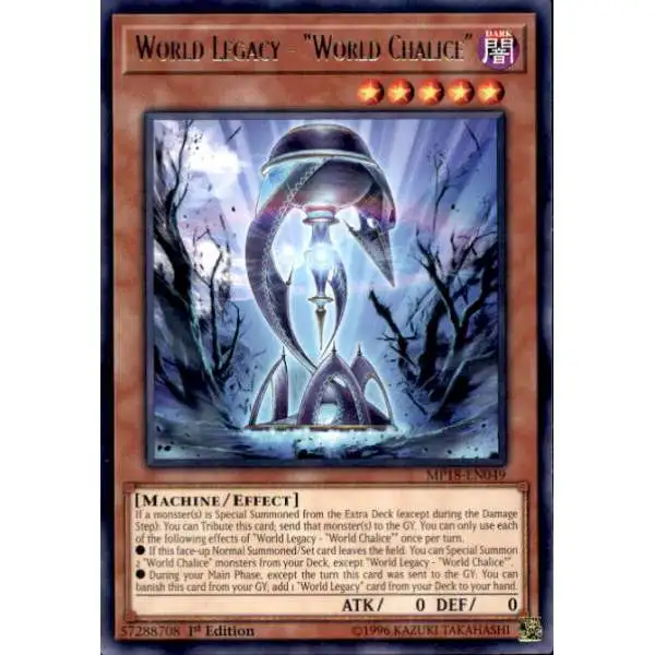 yugioh world legacy cards "World Crown" - CYHO-EN011 Rare An individual card from the Yu YuGiOh 2018 Mega-Tins Mega Pack