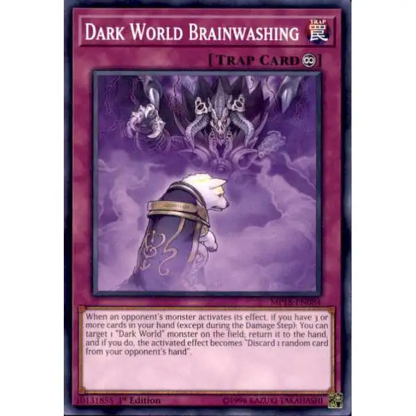 YuGiOh 2018 Mega-Tin Mega Pack Common Dark World Brainwashing MP18-EN084