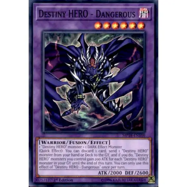 YuGiOh 2018 Mega-Tins Mega Pack Common Destiny HERO - Dangerous MP18-EN100