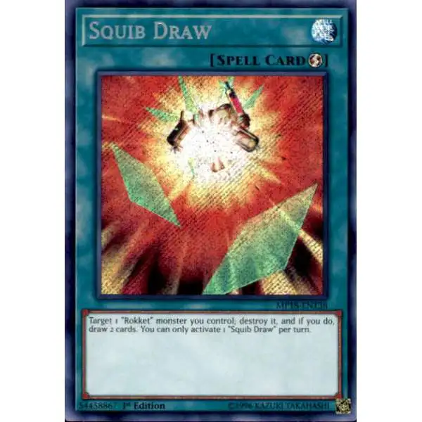 YuGiOh 2018 Mega-Tins Mega Pack Secret Rare Squib Draw MP18-EN138