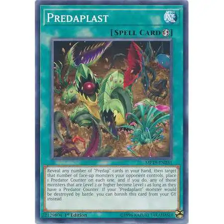 YuGiOh 2019 Gold Sarcophagus Tin Mega Pack Common Predaplast MP19-EN231