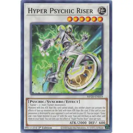YuGiOh Trading Card Game 2020 Tin of Lost Memories Common Hyper Psychic Riser MP20-EN019