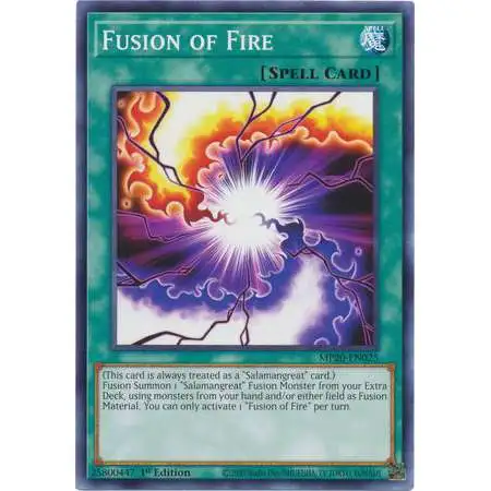 YuGiOh Trading Card Game 2020 Tin of Lost Memories Common Fusion of Fire MP20-EN025