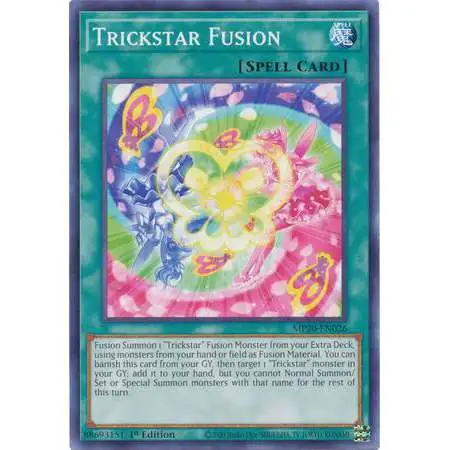 YuGiOh Trading Card Game 2020 Tin of Lost Memories Common Trickstar Fusion MP20-EN026