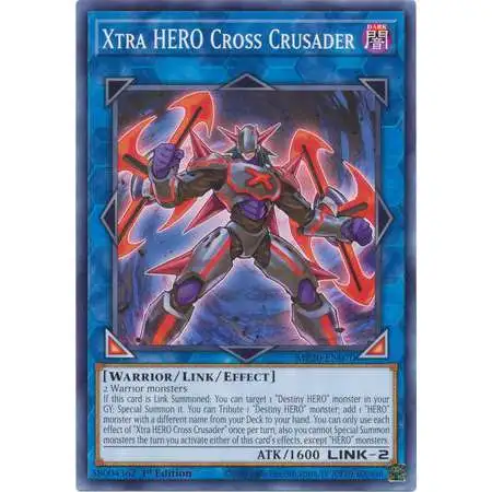 YuGiOh Trading Card Game 2020 Tin of Lost Memories Common Xtra HERO Cross Crusader MP20-EN070