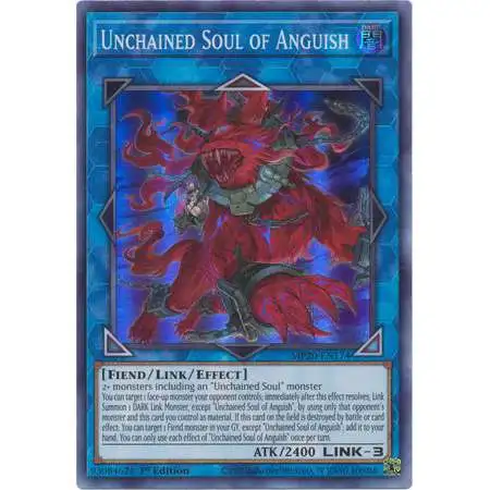 YuGiOh Trading Card Game 2020 Tin of Lost Memories Super Rare Unchained Soul of Anguish MP20-EN174