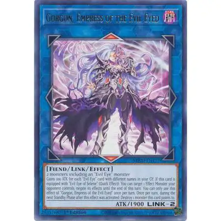 YuGiOh Trading Card Game 2020 Tin of Lost Memories Rare Gorgon, Empress of the Evil Eyed MP20-EN177