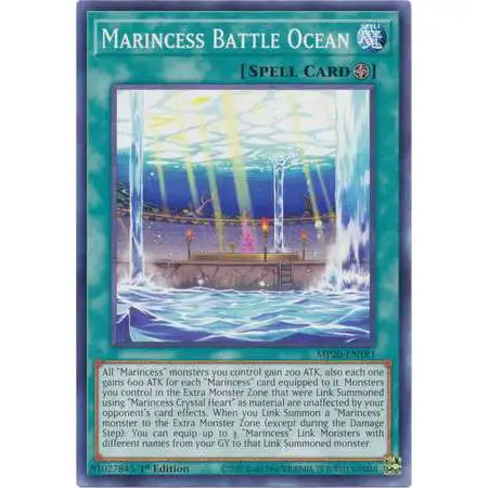 YuGiOh Trading Card Game 2020 Tin of Lost Memories Common Marincess Battle Ocean MP20-EN181