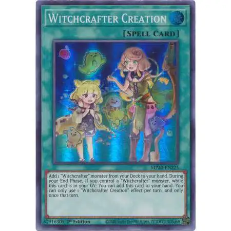 YuGiOh Trading Card Game 2020 Tin of Lost Memories Super Rare Witchcrafter Creation MP20-EN225