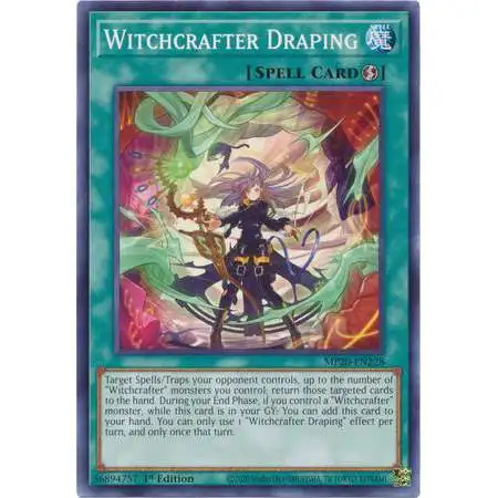 Yu-Gi-Oh 3x Super Rare Witchcrafter Patronus 1st Edition ETCO-EN077 NM 
