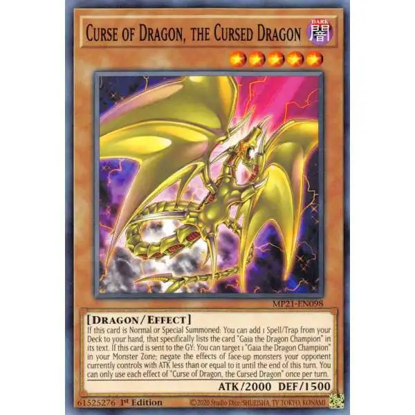 YuGiOh 2021 Tin of Ancient Battles Single Card Common Curse of