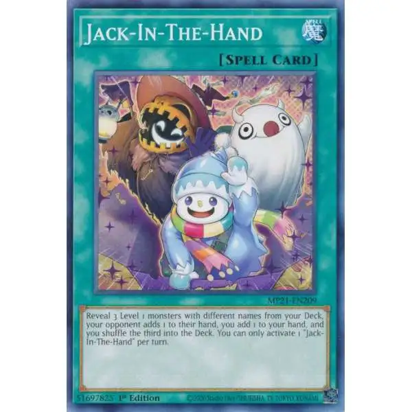 YuGiOh 2021 Tin of Ancient Battles Common Jack-In-The-Hand MP21-EN209