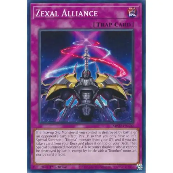 YuGiOh 2022 Tin of the Pharaoh's Gods Common Zexal Alliance MP22-EN102