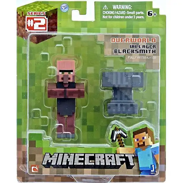 Minecraft Series 2 Villager Blacksmith Action Figure [Overworld, Damaged Package]