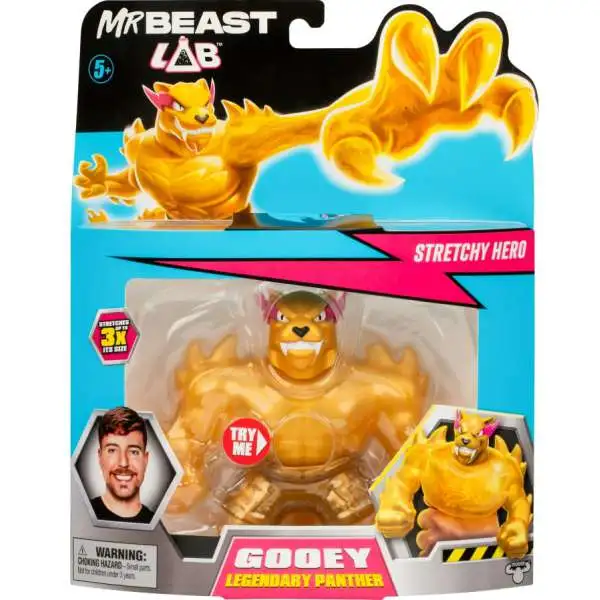 MrBeast Lab Heroes Goo Jit Zu LEGENDARY Panther Figure