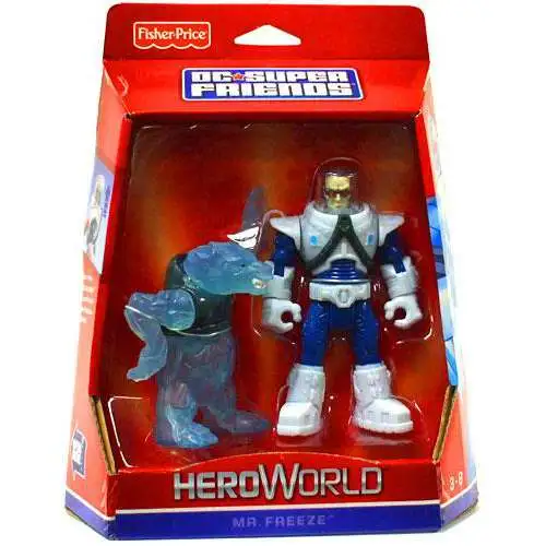 Fisher Price Batman DC Super Friends Hero World Mr. Freeze Action Figure