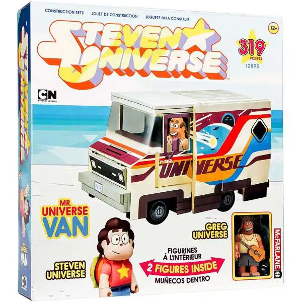 McFarlane Toys Steven Universe Greg Universe & Mr. Universe Van Large Construction Set [Damaged Package]