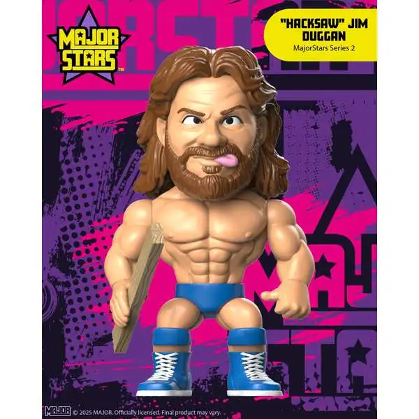 Major Stars WWE Wreslting Hacksaw Jim Duggan Action Figure (Pre-Order ships April)
