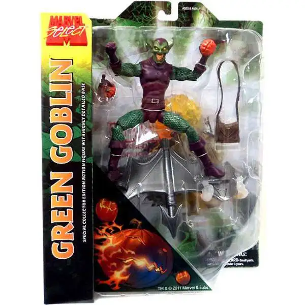 Marvel Select Green Goblin Action Figure [Holding Pumpkin]