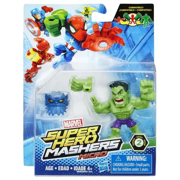 Marvel Super Hero Mashers Micro Series 2 Hulk 2-Inch Mini Figure