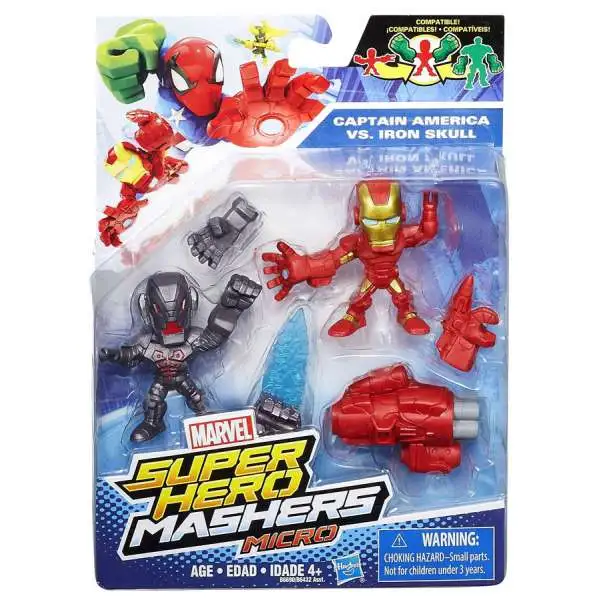 Marvel Super Hero Mashers Micro Ultron & Iron Man Action Figure 2-Pack