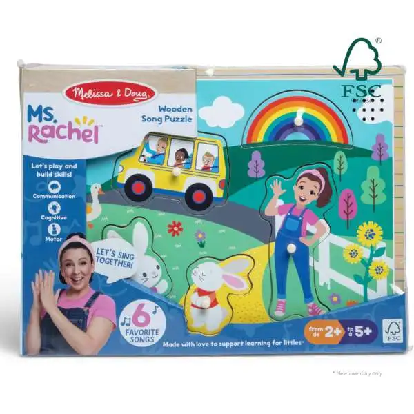 Ms. Rachel Wooden Song Puzzle [6 Favorite Songs!]