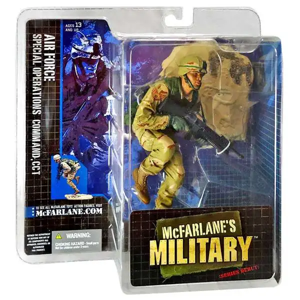 McFarlane Toys Military Series 1 Air Force Special Operations Command, CCT Action Figure [RANDOM Ethnicity]