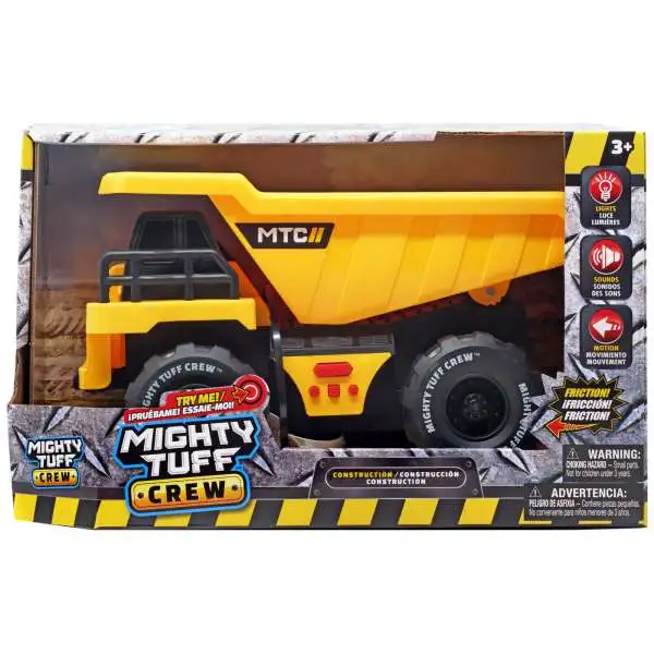 Mighty Tuff Crew Construction Dump Truck Vehicle [Lights & Sounds]